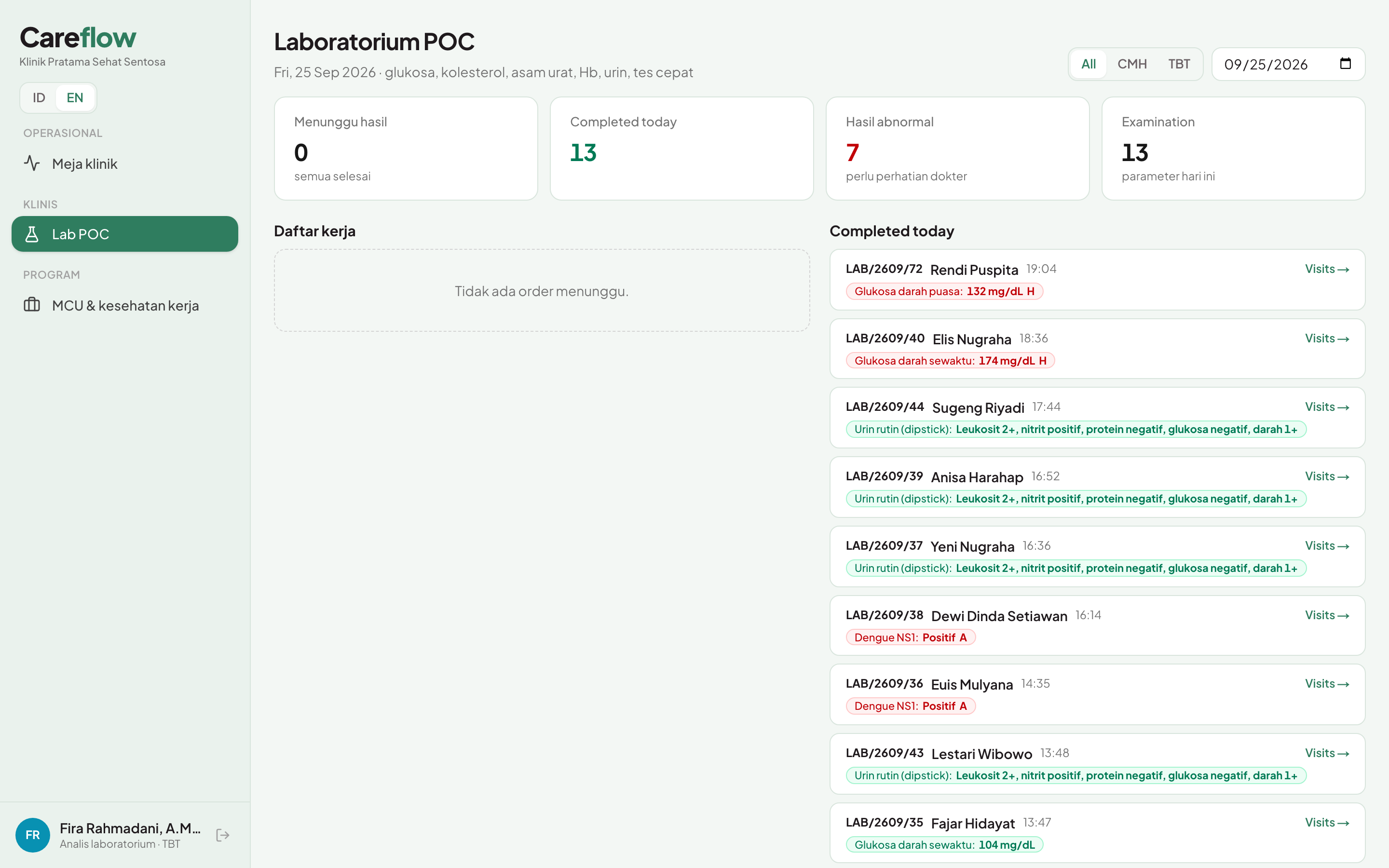 Point-of-care lab